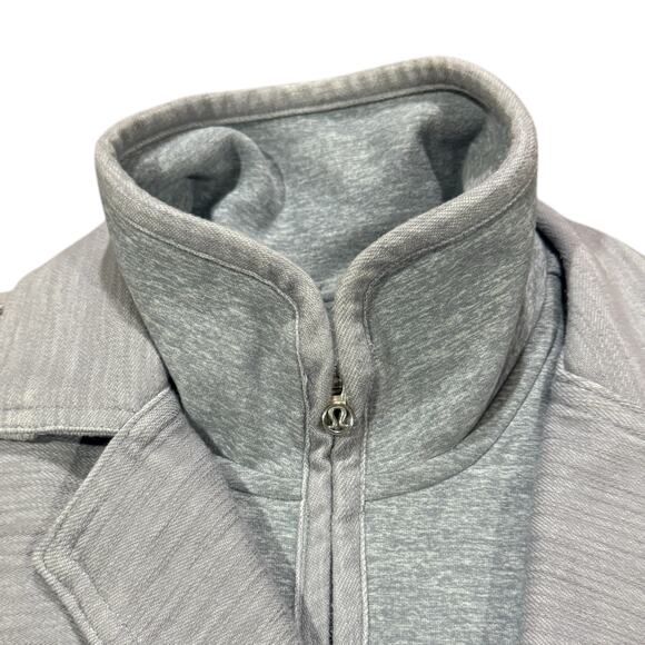 Lululemon Ride On Blazer Jacket Women's Size 6 Fossil Gray Zip Moto Casual - Picture 7 of 16